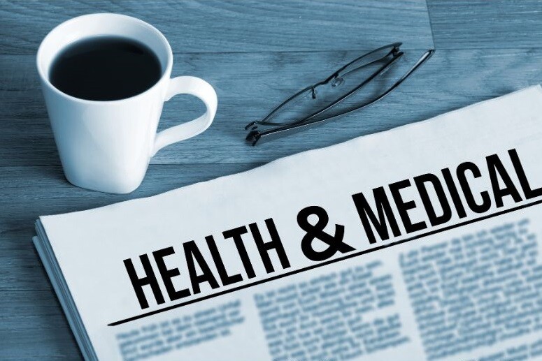The "Getting to Know You" podcast airs through Apple Podcasts. Stock Photo We see a newspaper with the headline "Health & Medical" on a table near a cup of coffee and folded reading glasses. Stock Photo