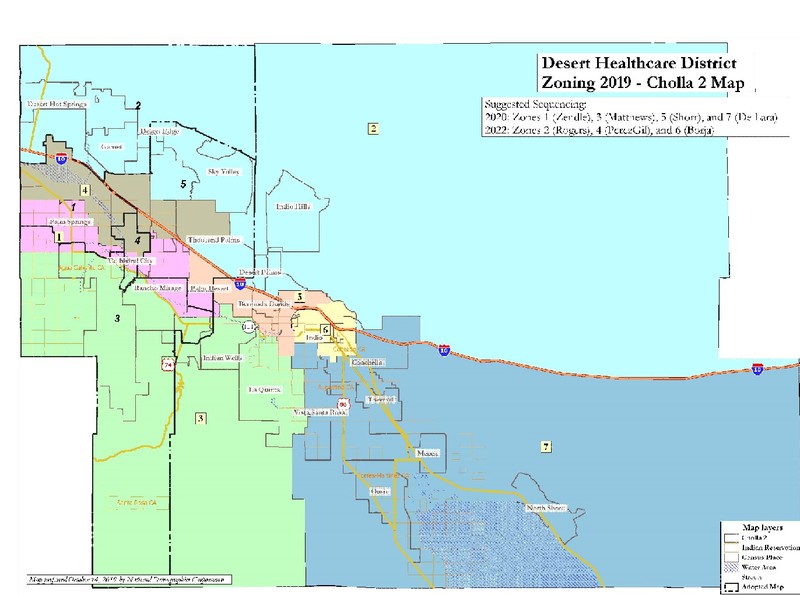 Healthcare District's 7 New Zones 2019 Adopted Map of Healthcare District (reduced size)